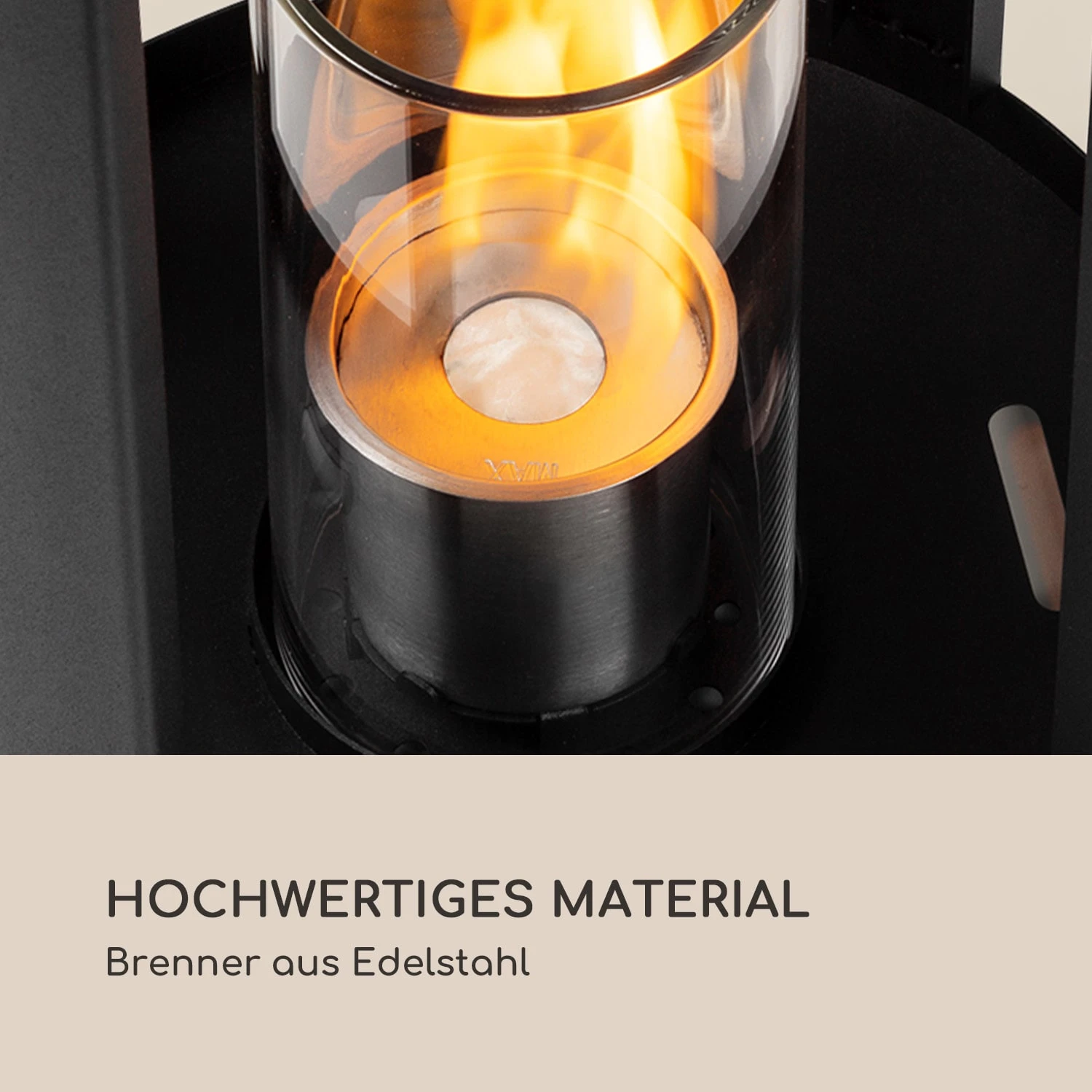 Fiamme Cilindro Ethanol-Laterne 2-Set Edelstahl-Brenner 0,3 Liter 4 h Brenndauer Fiamme Cilindro Ethanol-Laterne 2-Set Edelstahl-Brenner 0,3 Liter 4 H Brenndauer -Deutschland Klarstein Verkaufs-Shop 10036070 de 0005 logo