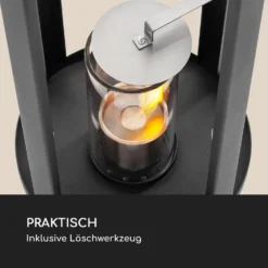 Fiamme Cilindro Ethanol-Laterne 2-Set Edelstahl-Brenner 0,3 Liter 4 H Brenndauer 6 Fiamme Cilindro Ethanol-Laterne 2-Set Edelstahl-Brenner 0,3 Liter 4 H Brenndauer -Deutschland Klarstein Verkaufs-Shop 10036070 de 0007 logo