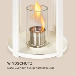 Fiamme Cilindro Ethanol-Laterne 2-Set Edelstahl-Brenner 0,3 Liter 4 H Brenndauer -Deutschland Klarstein Verkaufs-Shop 10036073 de 0004 logo