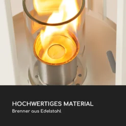 Fiamme Cilindro Ethanol-Laterne 2-Set Edelstahl-Brenner 0,3 Liter 4 H Brenndauer -Deutschland Klarstein Verkaufs-Shop 10036073 de 0005 logo
