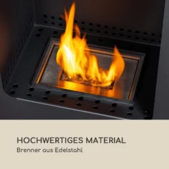 Fiamme Cantal Ethanol-Kamin Edelstahl-Brenner 1,2 Liter 4-6 H Brenndauer -Deutschland Klarstein Verkaufs-Shop 10036078 de 0003 logo