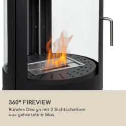 Fiamme Circulo Ethanol-Kamin Edelstahl-Brenner 1,2 Liter 4-5 H Brenndauer -Deutschland Klarstein Verkaufs-Shop 10036079 de 0003 logo