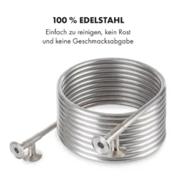Counterflow Gegenstromkühler Ø28cm 9 Schleifen 304 Edelstahl -Deutschland Klarstein Verkaufs-Shop 10036084 de 0006 logo