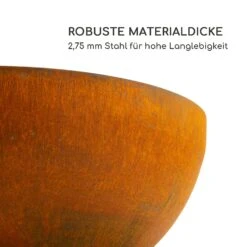 Savage 2.0 Rund Feuerschalen-Grill Ø: 60 Cm Stabiler Sockel Holzlager -Deutschland Klarstein Verkaufs-Shop 10036085 de 0004 logo