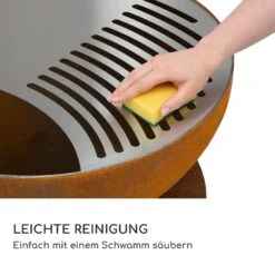 Savage 2.0 Rund Feuerschalen-Grill Ø: 60 Cm Stabiler Sockel Holzlager -Deutschland Klarstein Verkaufs-Shop 10036085 de 0006 logo