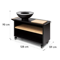 Savage 2.0 Wide Feuerschale Grill Bambus-Schneidebrett Wetterschutz -Deutschland Klarstein Verkaufs-Shop 10036090 yy 0009 logo