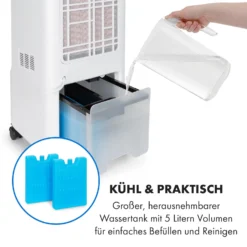 Maxflow Smart 3-in-1 Luftkühler Ventilator 5L WiFi Fernbedienung -Deutschland Klarstein Verkaufs-Shop 10036091 de 0007 logo