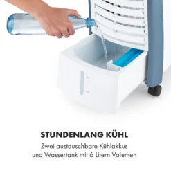 Maxfresh Ocean Ventilator Luftkühler 6L 65W Fernbedienung 2x Eispack -Deutschland Klarstein Verkaufs-Shop 10036141 de 0005 logo