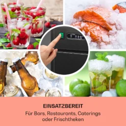 Powericer XL Eiswürfelmaschine 20 Kg/Tag 145 Watt -Deutschland Klarstein Verkaufs-Shop 10036152 de 0003 usp