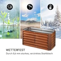 Rust Grow Hochbeet Gartenbeet Verzinktes Stahlblech Rost-Finish -Deutschland Klarstein Verkaufs-Shop 10036153 de 0006 logo