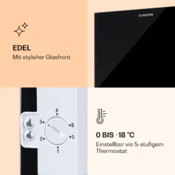 Pluto 60L Gefrierschrank 4-Sterne 60 Liter Bis -18 °C 4 Pluto 60L Gefrierschrank 4-Sterne 60 Liter Bis -18 °C -Deutschland Klarstein Verkaufs-Shop 10036160 de 0005 logo