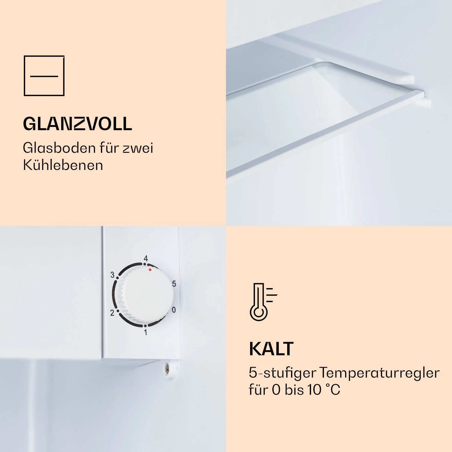 CoolArt 45L Mini-Kühlschrank EEK F Gefrierfach 1,5l Designtür CoolArt 45L Mini-Kühlschrank EEK F Gefrierfach 1,5l Designtür -Deutschland Klarstein Verkaufs-Shop 10036183 de 0005 logo