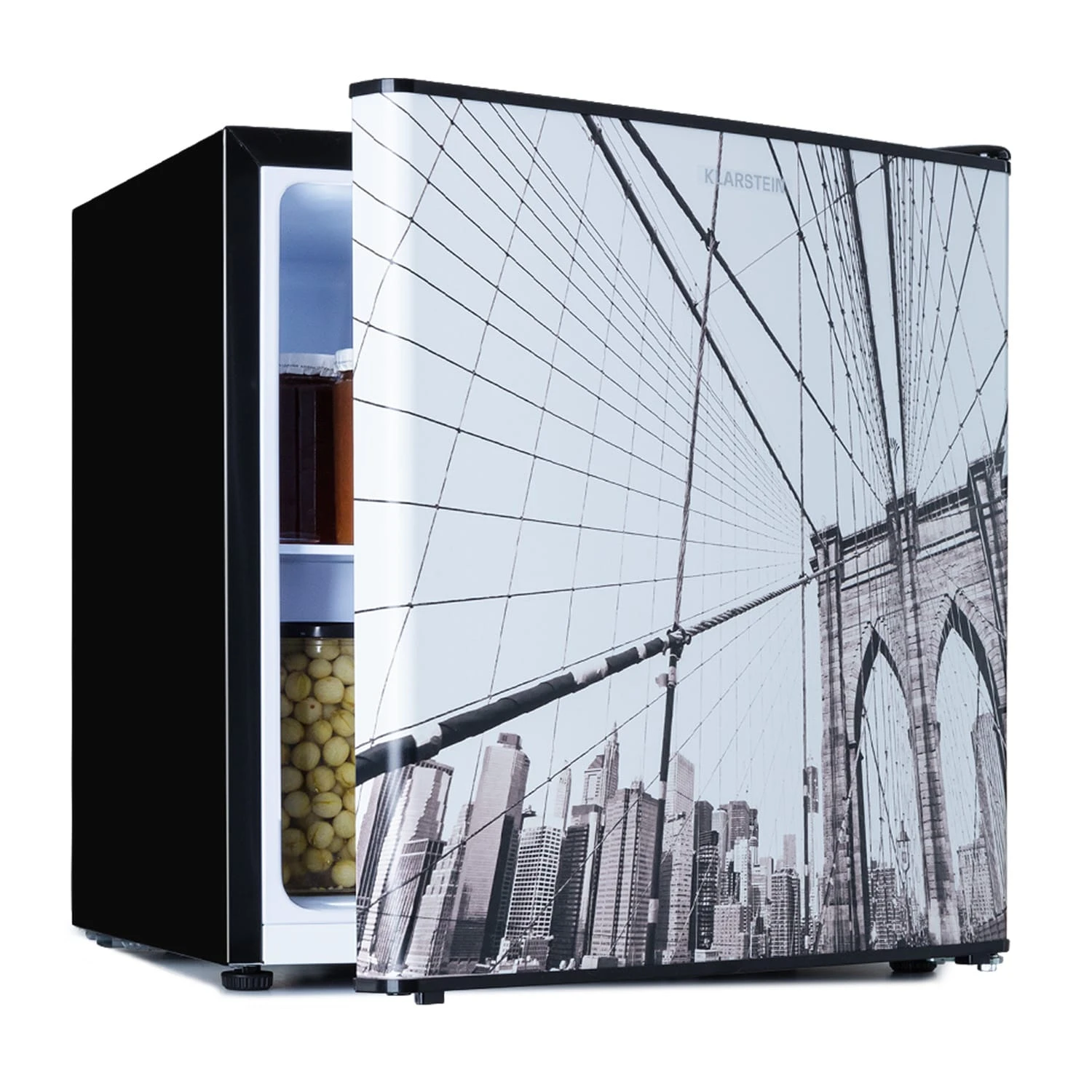 CoolArt 45L Mini-Kühlschrank EEK F Gefrierfach 1,5l Designtür CoolArt 45L Mini-Kühlschrank EEK F Gefrierfach 1,5l Designtür -Deutschland Klarstein Verkaufs-Shop 10036183 yy 0001 titel