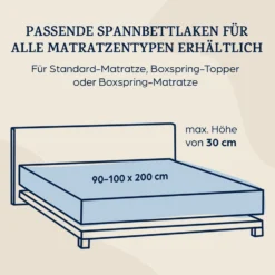 Soft Wonder-Edition Spannbettlaken 90-100 X 200 Cm Mikrofaser -Deutschland Klarstein Verkaufs-Shop 10036214 de 0007 logo