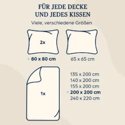 Traumwolle Biber-Bettwäsche 200x200 Cm -Deutschland Klarstein Verkaufs-Shop 10036243 de 0007 logo