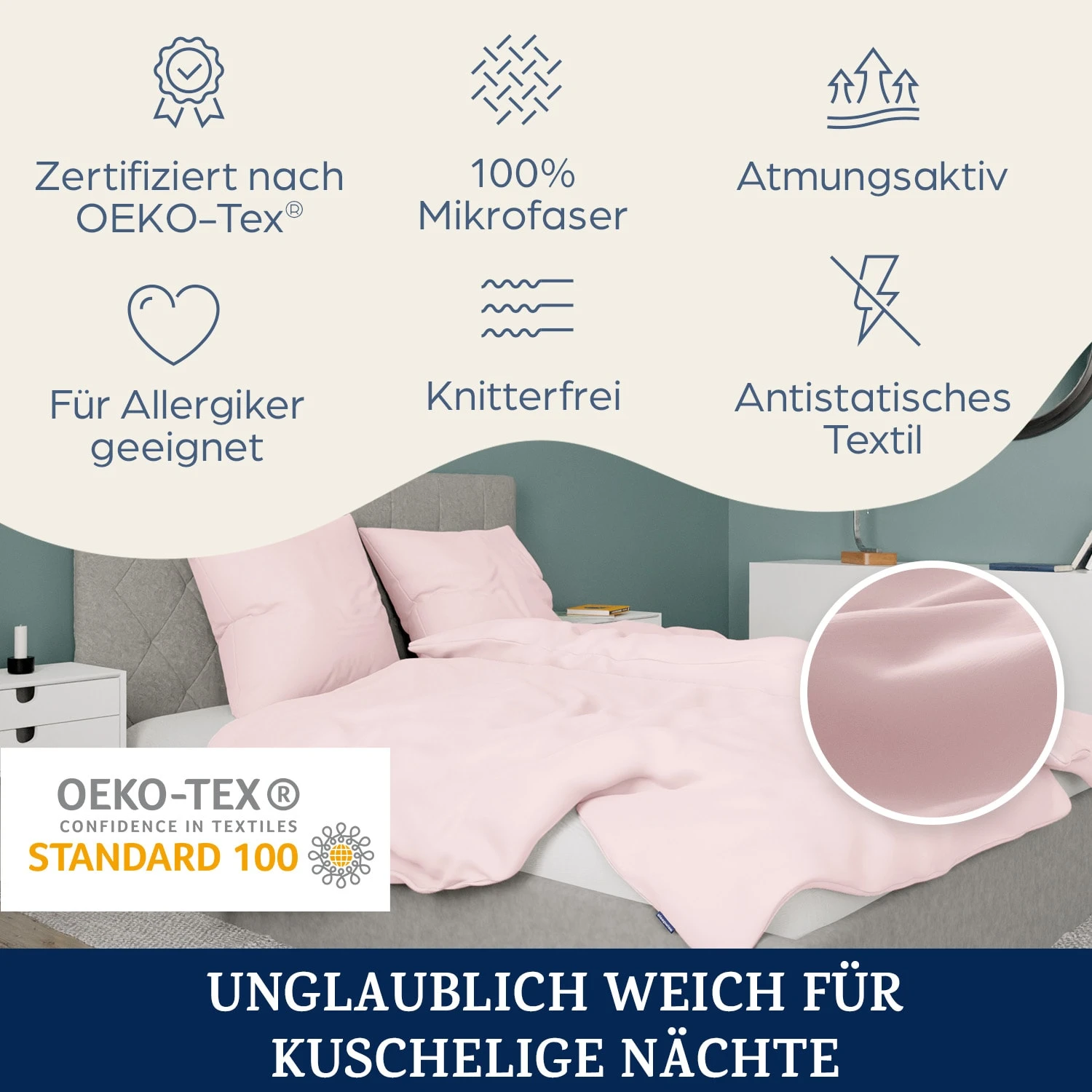 Traumwolle Biber-Bettwäsche 155x220 cm Traumwolle Biber-Bettwäsche 155x220 Cm -Deutschland Klarstein Verkaufs-Shop 10036265 de 0002 logo