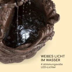 Löwenstein Wandbrunnen 2W Solar-Pumpe Polyresin 4 Weiße LED 5m Kabel -Deutschland Klarstein Verkaufs-Shop 10036333 de 0004 logo