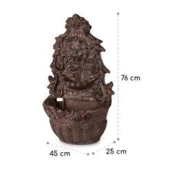 Löwenstein Wandbrunnen 2W Solar-Pumpe Polyresin 4 Weiße LED 5m Kabel -Deutschland Klarstein Verkaufs-Shop 10036333 yy 0008 logo