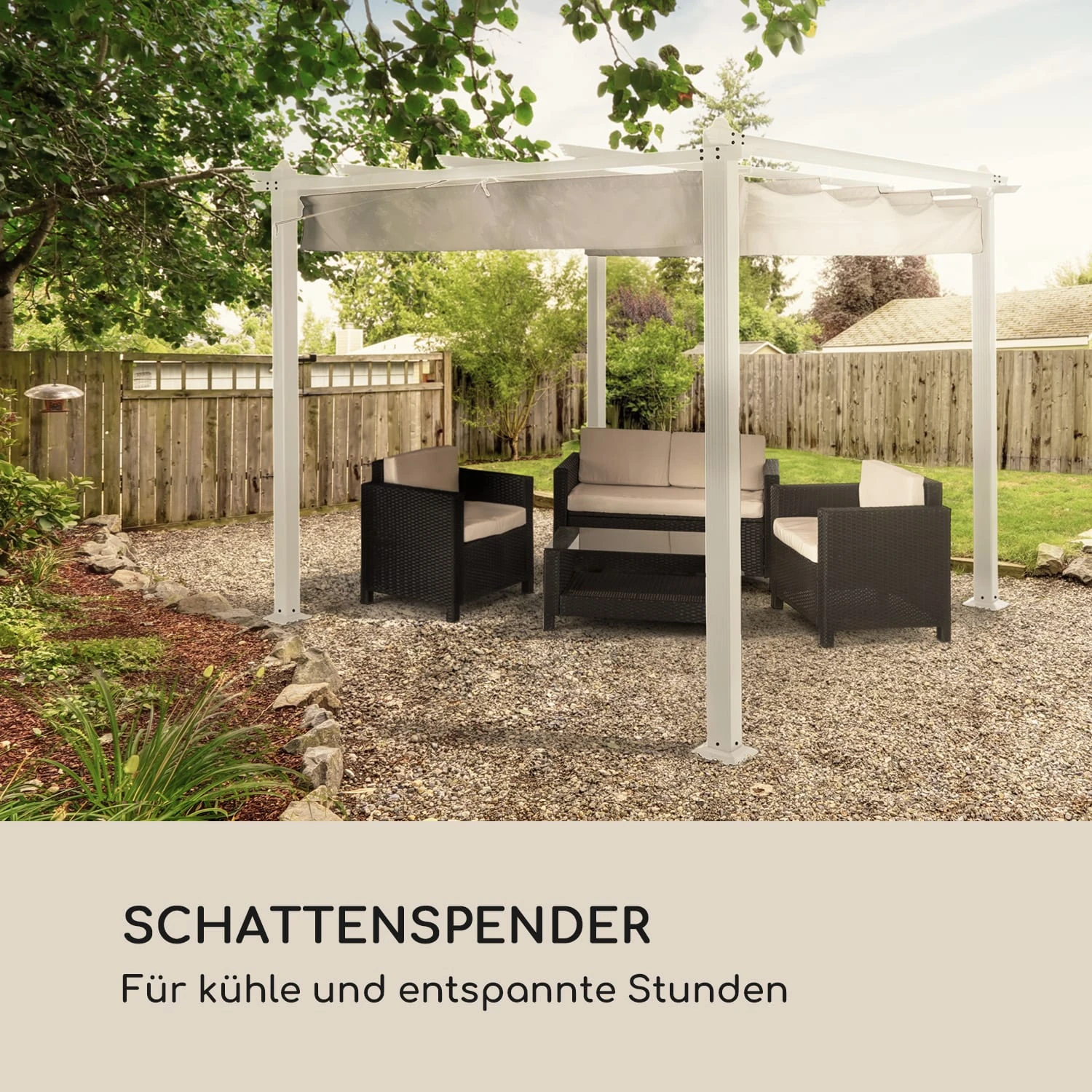 Pantheon Pergola Ersatzdach Dach Sonnendach Plane 3x3 m Pantheon Pergola Ersatzdach Dach Sonnendach Plane 3x3 M -Deutschland Klarstein Verkaufs-Shop 10036345 de 0002 logo