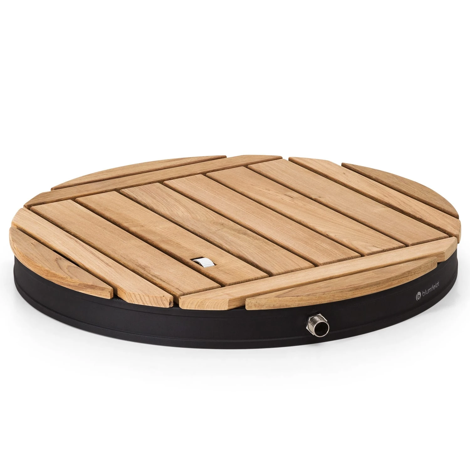 Sumatra Teak Round Gartendusche Aluminium Teakholz Tragegriff Sumatra Teak Round Gartendusche Aluminium Teakholz Tragegriff -Deutschland Klarstein Verkaufs-Shop 10036351 yy 0001 titel