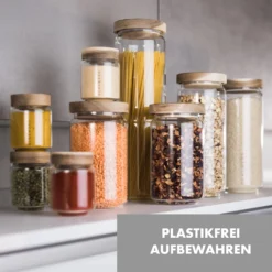 Glaswerk Cassia Gewürzgläser 6 St. 130 Ml Borosilikatglas Holzdeckel Luftdicht 2 Glaswerk Cassia Gewürzgläser 6 St. 130 Ml Borosilikatglas Holzdeckel Luftdicht -Deutschland Klarstein Verkaufs-Shop 10036357 de 0003 logo