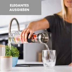Sile Karaffe 1,6 Liter Borosilikatglas Fruchtspieß Mit Stopper -Deutschland Klarstein Verkaufs-Shop 10036369 de 0005 logo