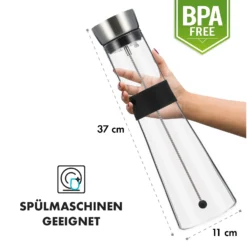 Sile Karaffe 1,6 Liter Borosilikatglas Fruchtspieß Mit Stopper -Deutschland Klarstein Verkaufs-Shop 10036369 de 0007 logo