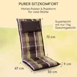 Sylt Polsterauflage Sesselauflage Kopfkissen Polyester 50x120x9cm -Deutschland Klarstein Verkaufs-Shop 10037347 de 0005 logo