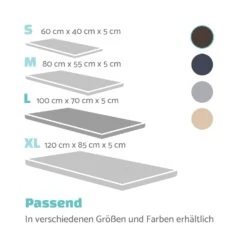 Luna Hundebett Waschbar Orthopädisch Rutschfest Memory-Schaum Größe L -Deutschland Klarstein Verkaufs-Shop 10037543 de 0007 logo