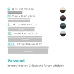 Balu Hundebett Hundekissen | Waschbar | Orthopädisch | Rutschfest | Atmungsaktiver Memory-Schaum | Größe S (72 X 8 X 50 Cm) -Deutschland Klarstein Verkaufs-Shop 10037554 de 0007 logo