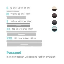 Balu Hundebett Hundekissen | Waschbar | Orthopädisch | Rutschfest | Atmungsaktiver Memory-Schaum | Größe L (100 X 10 X 65 Cm) -Deutschland Klarstein Verkaufs-Shop 10037566 de 0007 logo