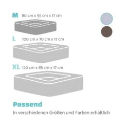 Bruno Hundebett Hundekorb | Waschbar | Orthopädisch | Rutschfest | Atmungsaktiv | Memory-Schaum | Größe M (80 X 17 X 55 Cm) -Deutschland Klarstein Verkaufs-Shop 10037582 de 0007 logo