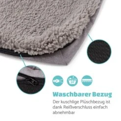 Bruno Hundebett Hundekorb | Waschbar | Orthopädisch | Rutschfest | Atmungsaktiv | Memory-Schaum | Größe L (100 X 17 X 70 Cm) -Deutschland Klarstein Verkaufs-Shop 10037583 de 0005 logo