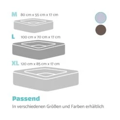 Bruno Hundebett Hundekorb | Waschbar | Orthopädisch | Rutschfest | Atmungsaktiv | Memory-Schaum | Größe L (100 X 17 X 70 Cm) -Deutschland Klarstein Verkaufs-Shop 10037583 de 0007 logo