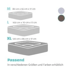 Bruno Hundebett Hundekorb | Waschbar | Orthopädisch | Rutschfest | Atmungsaktiv | Memory-Schaum | Größe XL (120 X 17 X 85 Cm) -Deutschland Klarstein Verkaufs-Shop 10037588 de 0007 logo