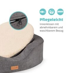 Lotte Hundebett Waschbar Orthopädisch Rutschfest Atmungsaktiv Größe M -Deutschland Klarstein Verkaufs-Shop 10037593 de 0005 logo