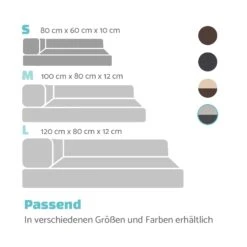 Odin Hundesofa Hundematte | Waschbar | Orthopädisch | Rutschfest | Atmungsaktiv | Memory-Schaum | Größe S (80 X 10 X 60 Cm) -Deutschland Klarstein Verkaufs-Shop 10037601 de 0007 logo
