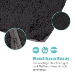 Emma Hundebett Hundekorb | Waschbar | Rutschfest | Atmungsaktiv | Wendematratze | Kissen | Größe S (67 X 20 X 59 Cm) -Deutschland Klarstein Verkaufs-Shop 10037607 de 0005 logo