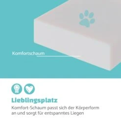Emma Hundebett Hundekorb | Waschbar | Rutschfest | Atmungsaktiv | Wendematratze | Kissen | Größe M (80 X 20 X 70 Cm) 2 Emma Hundebett Hundekorb | Waschbar | Rutschfest | Atmungsaktiv | Wendematratze | Kissen | Größe M (80 X 20 X 70 Cm) -Deutschland Klarstein Verkaufs-Shop 10037611 de 0003 logo