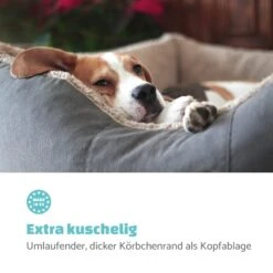 Emma Hundebett Hundekorb | Waschbar | Rutschfest | Atmungsaktiv | Wendematratze | Kissen | Größe M (80 X 20 X 70 Cm) 3 Emma Hundebett Hundekorb | Waschbar | Rutschfest | Atmungsaktiv | Wendematratze | Kissen | Größe M (80 X 20 X 70 Cm) -Deutschland Klarstein Verkaufs-Shop 10037611 de 0004 logo