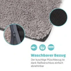 Emma Hundebett Hundekorb | Waschbar | Rutschfest | Atmungsaktiv | Wendematratze | Kissen | Größe L (100 X 30 X 90 Cm) -Deutschland Klarstein Verkaufs-Shop 10037612 de 0005 logo