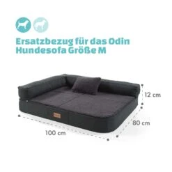 Odin Hundesofa Ersatzbezug | Waschbar | Rutschfest | Atmungsaktiv | Größe M (100 X 12 X 80 Cm) -Deutschland Klarstein Verkaufs-Shop 10037615 de 0004 logo