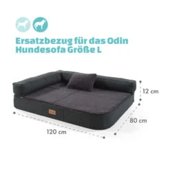 Odin Hundesofa Ersatzbezug Waschbar Rutschfest Atmungsaktiv Größe L -Deutschland Klarstein Verkaufs-Shop 10037616 de 0004 logo