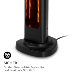 Heat Guru Tri-Mini Standheizstrahler 600W 2 Heizstufen IP65 Schwingfunktion Schwarz 6 Heat Guru Tri-Mini Standheizstrahler 600W 2 Heizstufen IP65 Schwingfunktion Schwarz -Deutschland Klarstein Verkaufs-Shop 10037728 de 0007 logo