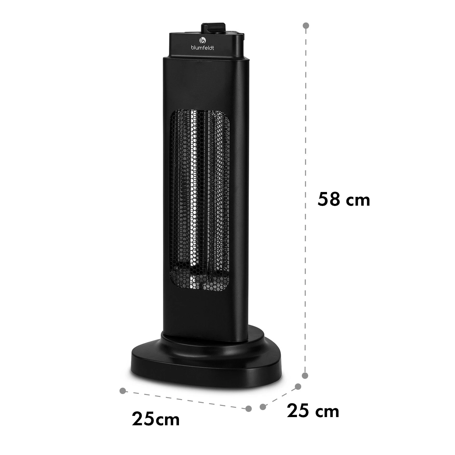 Heat Guru Tri-Mini Standheizstrahler 600W 2 Heizstufen IP65 Schwingfunktion schwarz Heat Guru Tri-Mini Standheizstrahler 600W 2 Heizstufen IP65 Schwingfunktion Schwarz -Deutschland Klarstein Verkaufs-Shop 10037728 yy 0009 logo