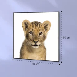 Wonderwall Air Art Smart Infrarotheizung Löwe 60x60cm 350W -Deutschland Klarstein Verkaufs-Shop 10037833 yy 0007 logo