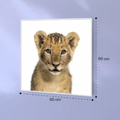 Wonderwall Air Art Smart Infrarotheizung Löwe 60x60cm 350W -Deutschland Klarstein Verkaufs-Shop 10037834 yy 0007 logo