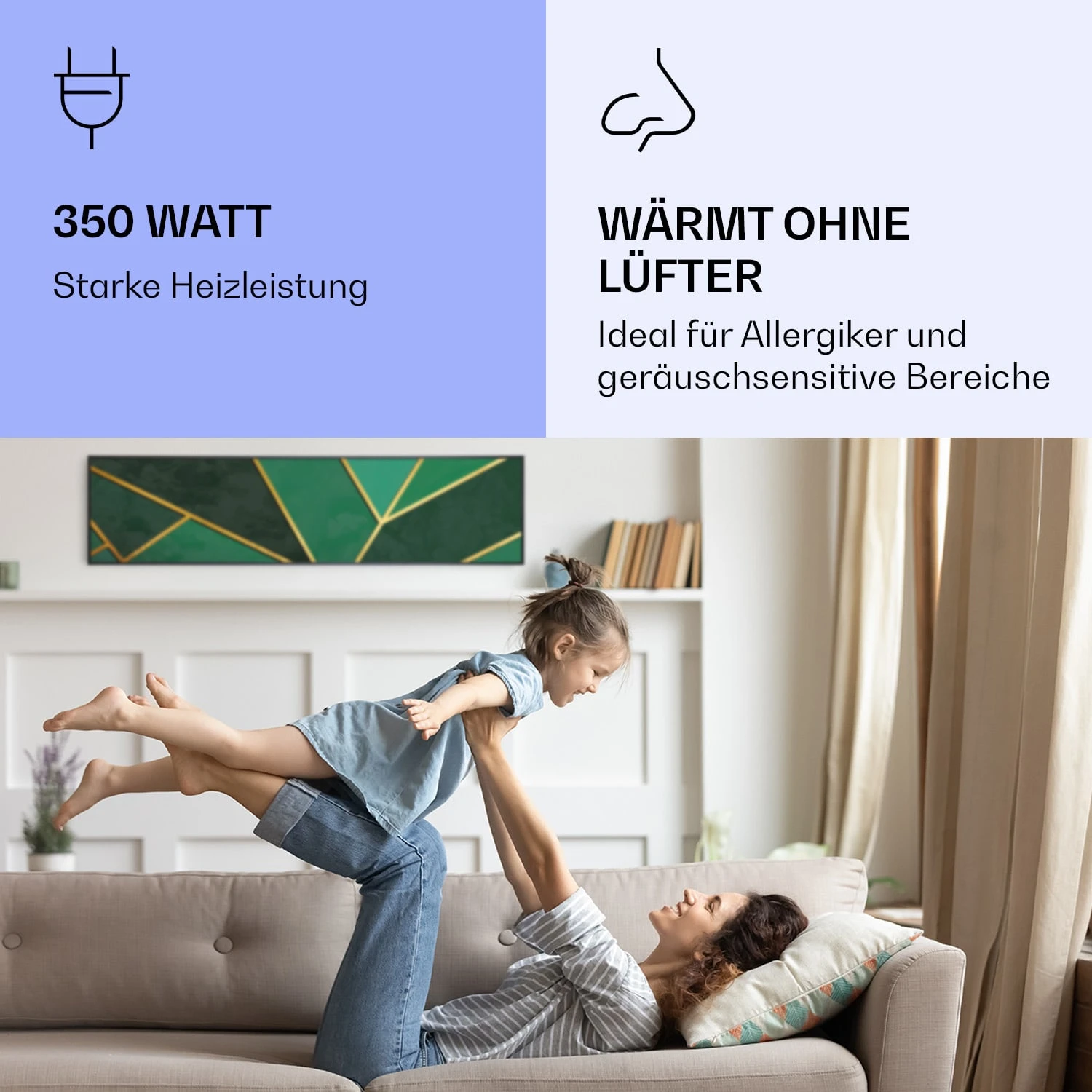 Wonderwall Air Art Smart Infrarotheizung Grüne Linie 120x30cm 350W Wonderwall Air Art Smart Infrarotheizung Grüne Linie 120x30cm 350W -Deutschland Klarstein Verkaufs-Shop 10037845 de 0005 logo