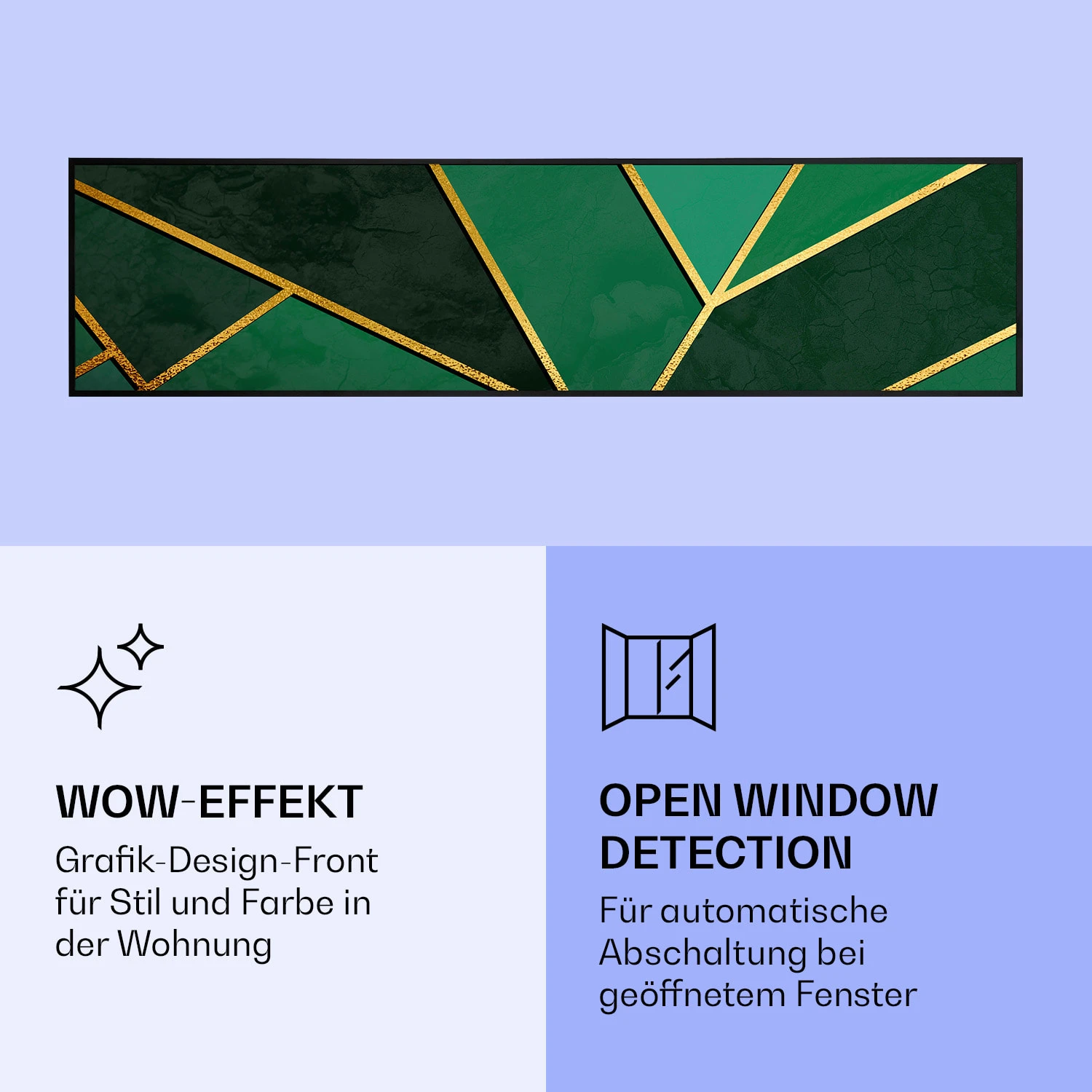 Wonderwall Air Art Smart Infrarotheizung Grüne Linie 120x30cm 350W Wonderwall Air Art Smart Infrarotheizung Grüne Linie 120x30cm 350W -Deutschland Klarstein Verkaufs-Shop 10037845 de 0006 logo