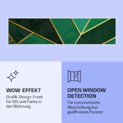 Wonderwall Air Art Smart Infrarotheizung Grüne Linie 120x30cm 350W 5 Wonderwall Air Art Smart Infrarotheizung Grüne Linie 120x30cm 350W -Deutschland Klarstein Verkaufs-Shop 10037846 de 0006 logo